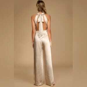 Jumpsuit - Champagne Color - Bridal/Fancy Event!- Size M